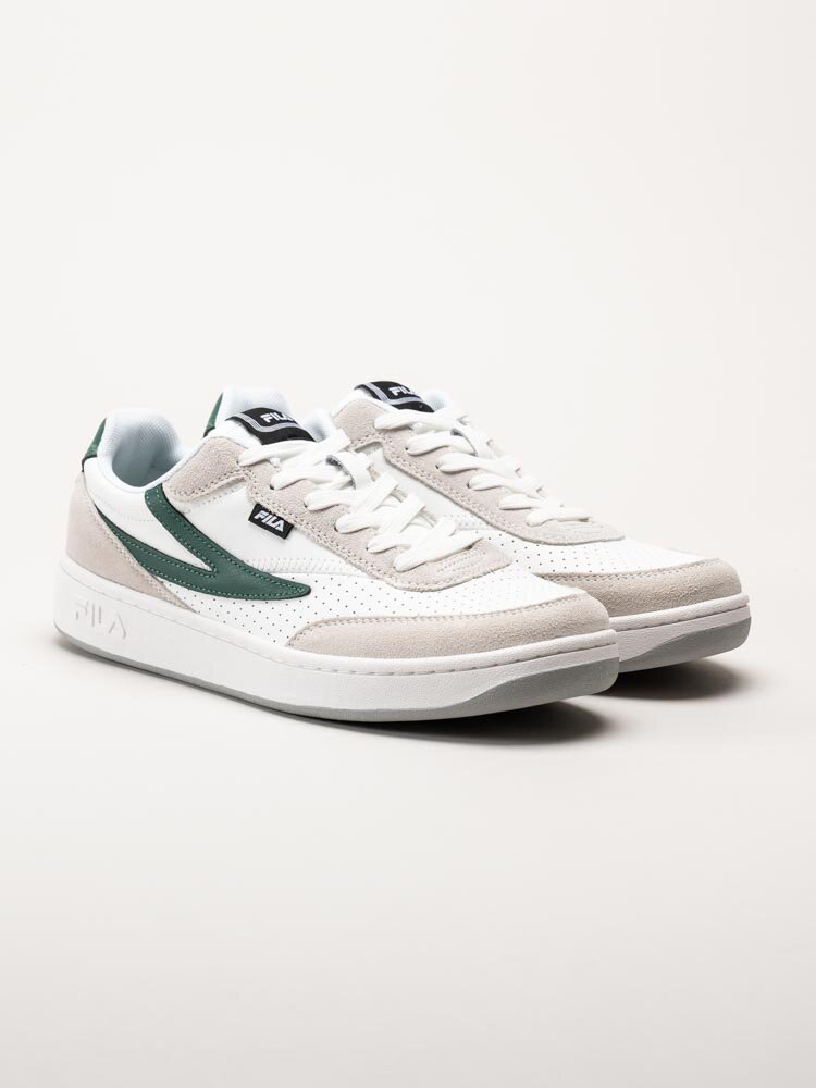 FILA - Sevaro S - Vita sneakers i mocka och skinn