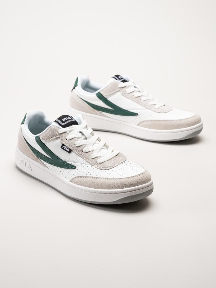 FILA - Sevaro S - Vita sneakers i mocka och skinn