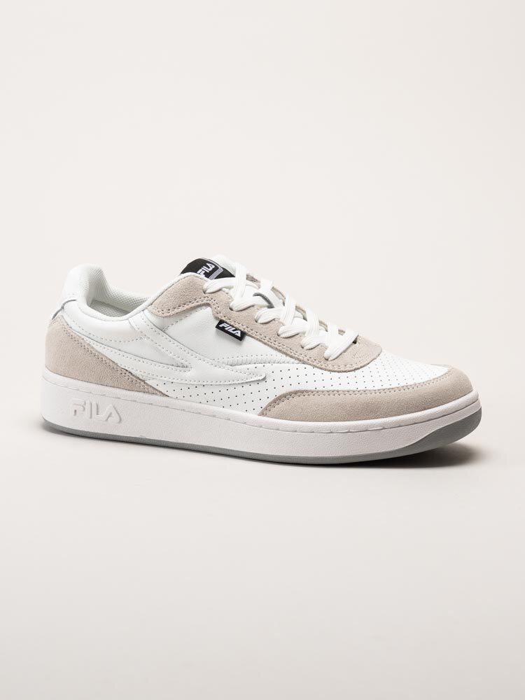 FILA - Sevaro S - Vita sneakers i mocka och skinn