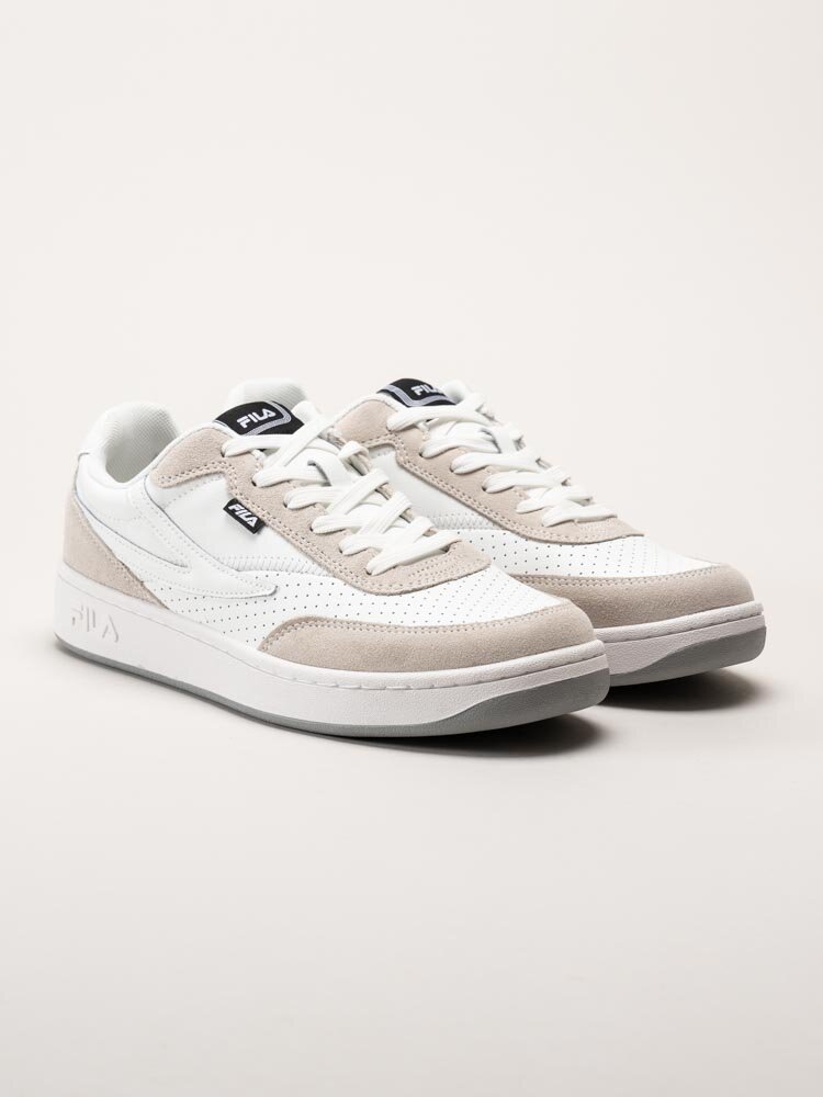 FILA - Sevaro S - Vita sneakers i mocka och skinn