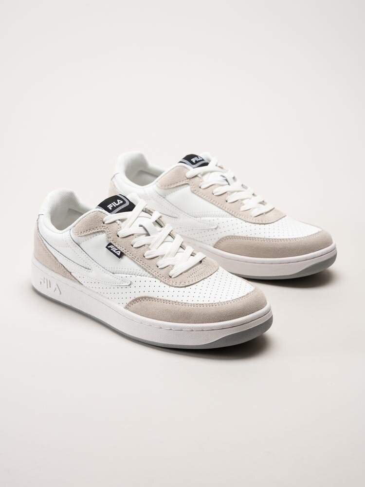 FILA - Sevaro S - Vita sneakers i mocka och skinn