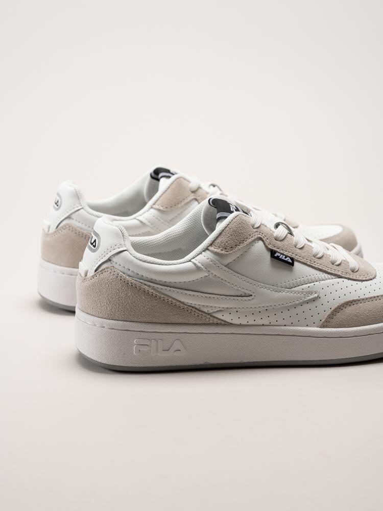 FILA - Sevaro S - Vita sneakers i mocka och skinn