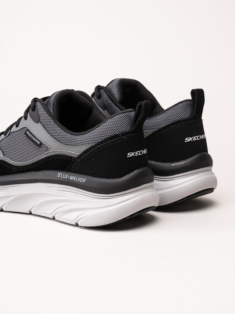 Skechers - DLux Walker - New Moment - Grå sportskor i textil