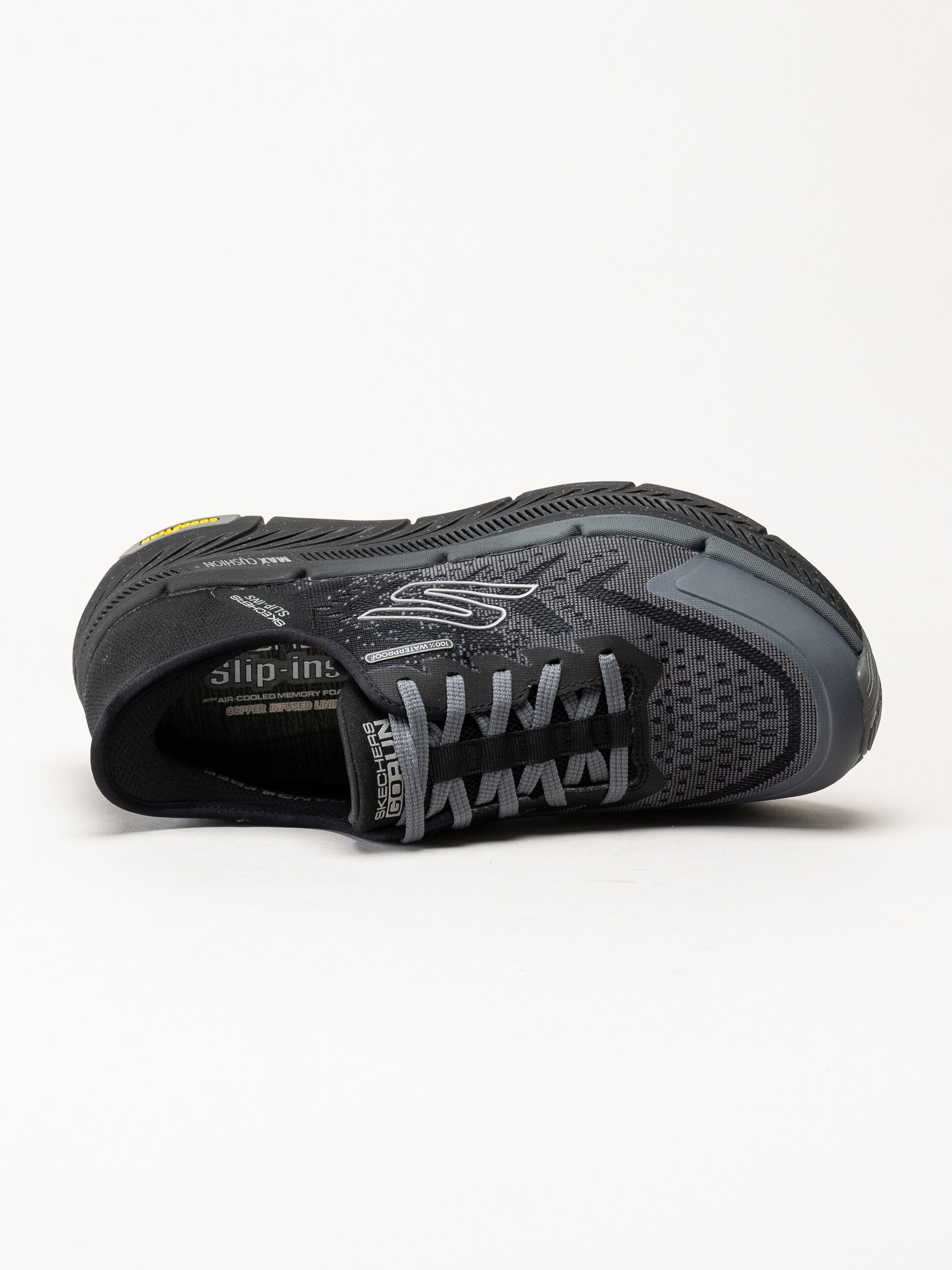 Skechers - Slip-Ins Max Cushioning - Svarta slip-ins sportskor