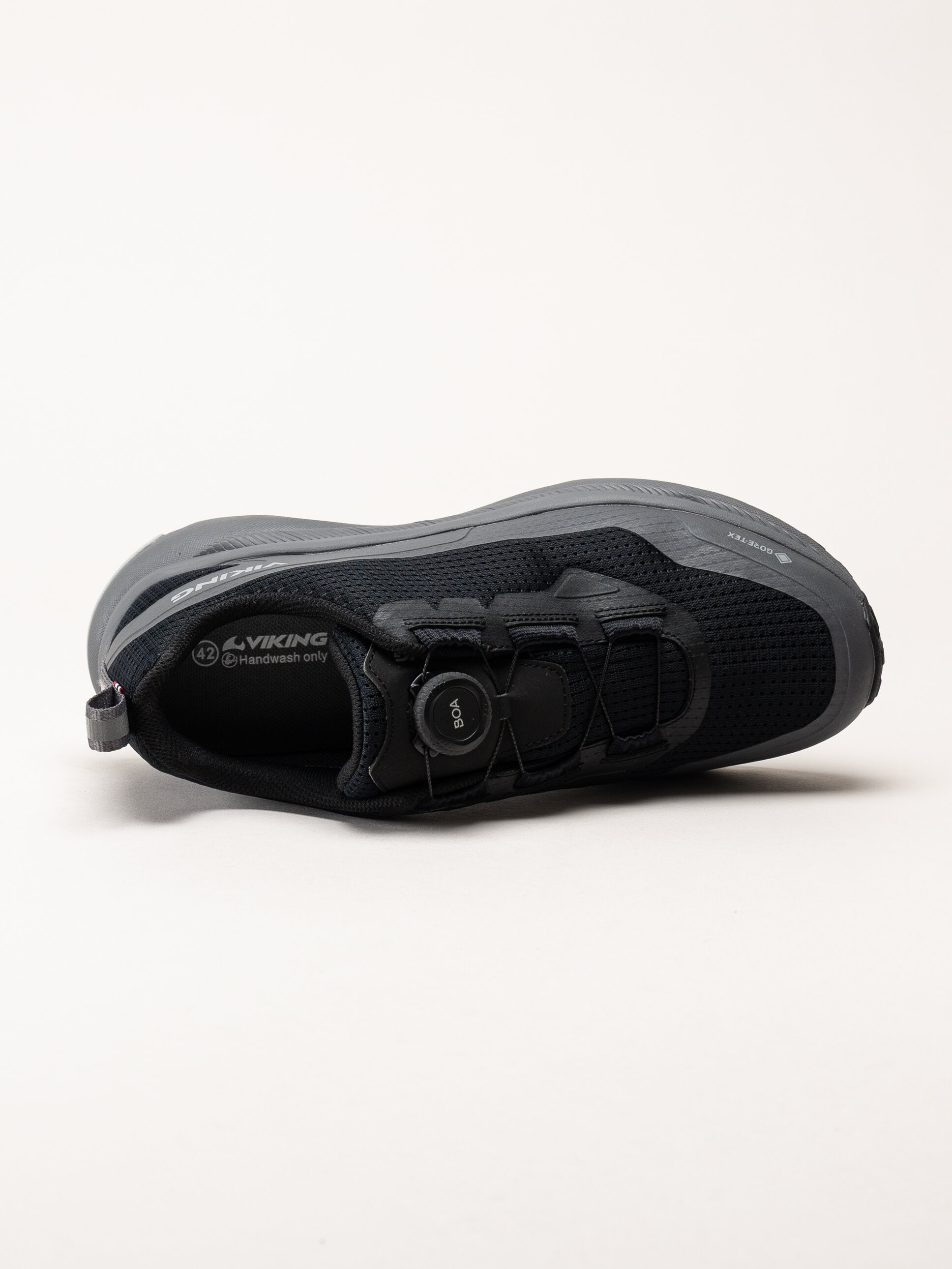 Viking Footwear - Motion Low Boa GTX M - Svarta BOA hybridskor med GoreTex