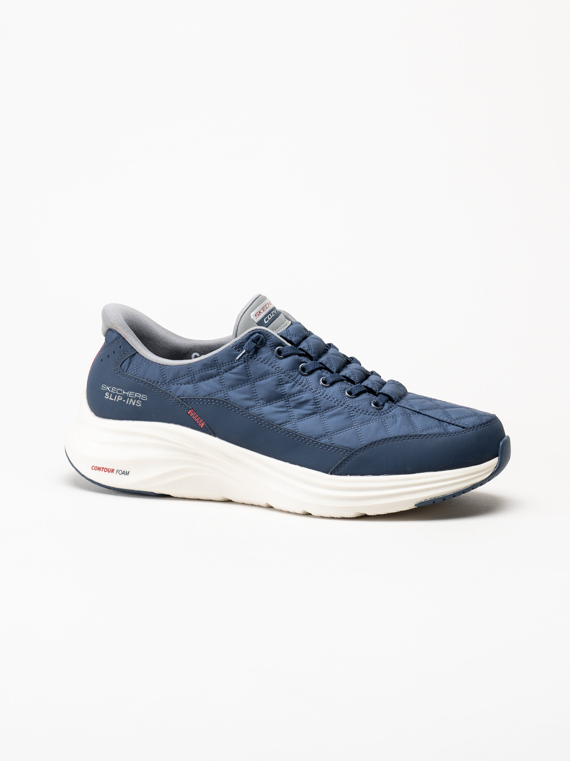 Skechers - Contour Foam - Marinblå slip-ins sneakers