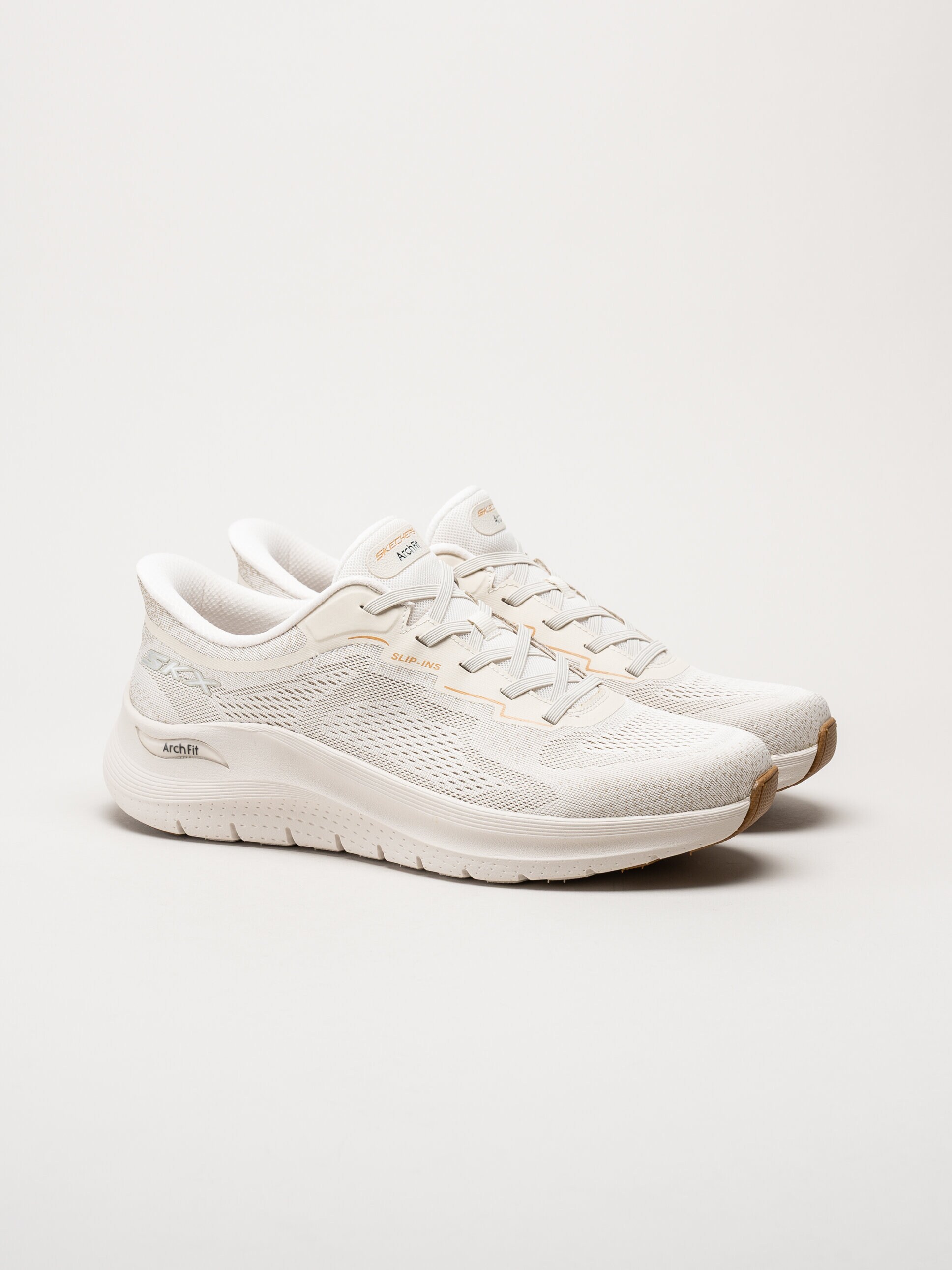 Skechers - Arch Fit 2.0 - Off White slip-ins sneakers i mesh