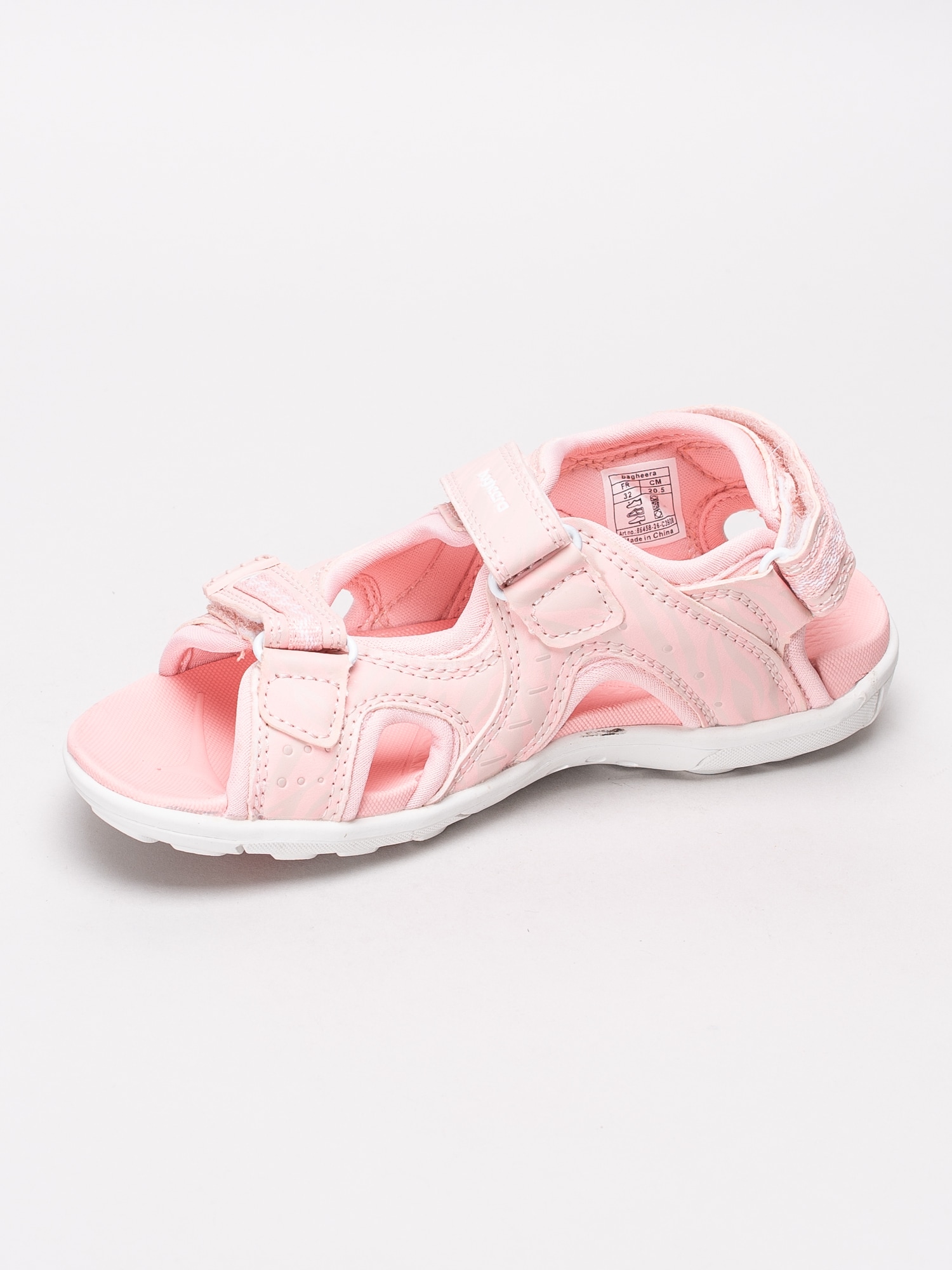 64191003 Bagheera Spirit 86458-C3908 rosa sportiga sandaler-2