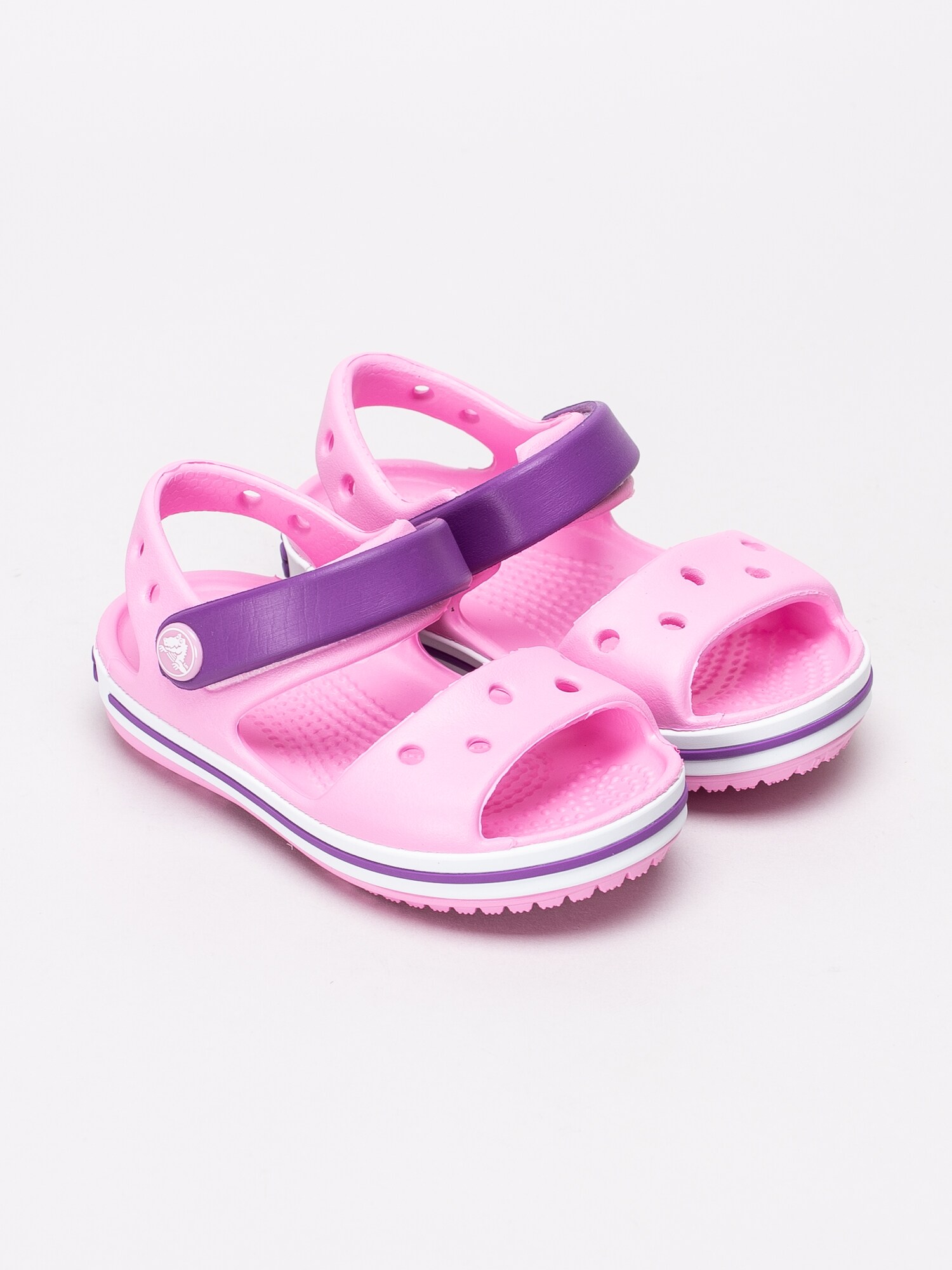 64191004 Crocs Crocband II Sandal 12856-6AI rosa barnsandaler-3