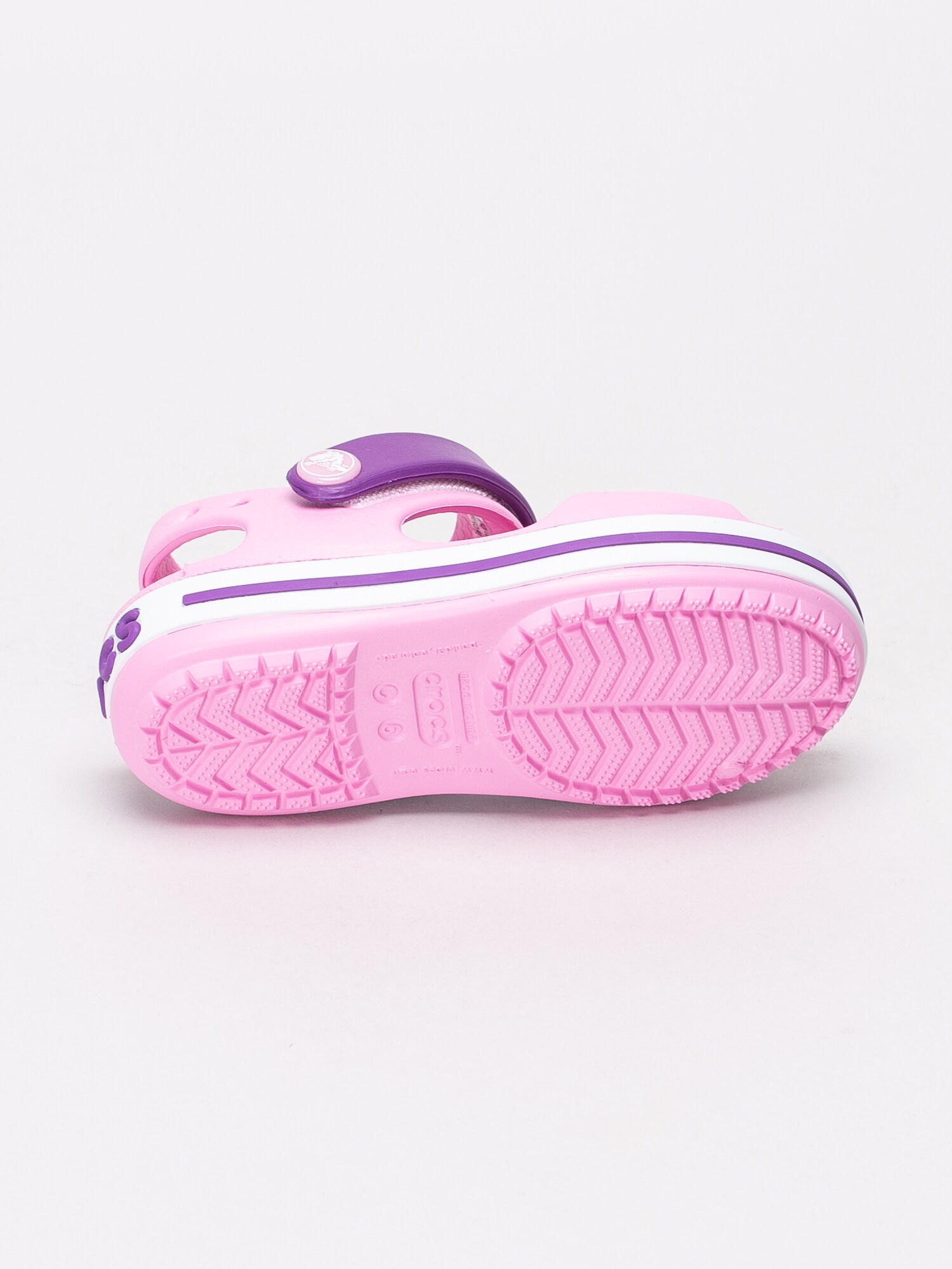 64191004 Crocs Crocband II Sandal 12856-6AI rosa barnsandaler-5