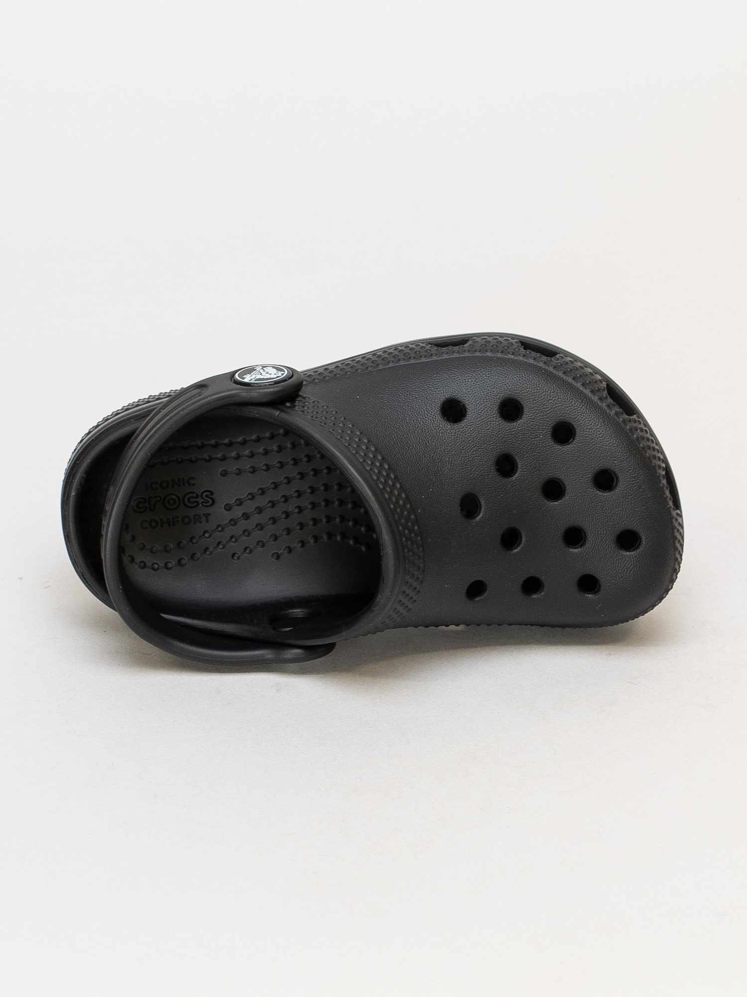 64191006 Crocs Classic Clog K 204536-001 svarta barn foppatofflor-4