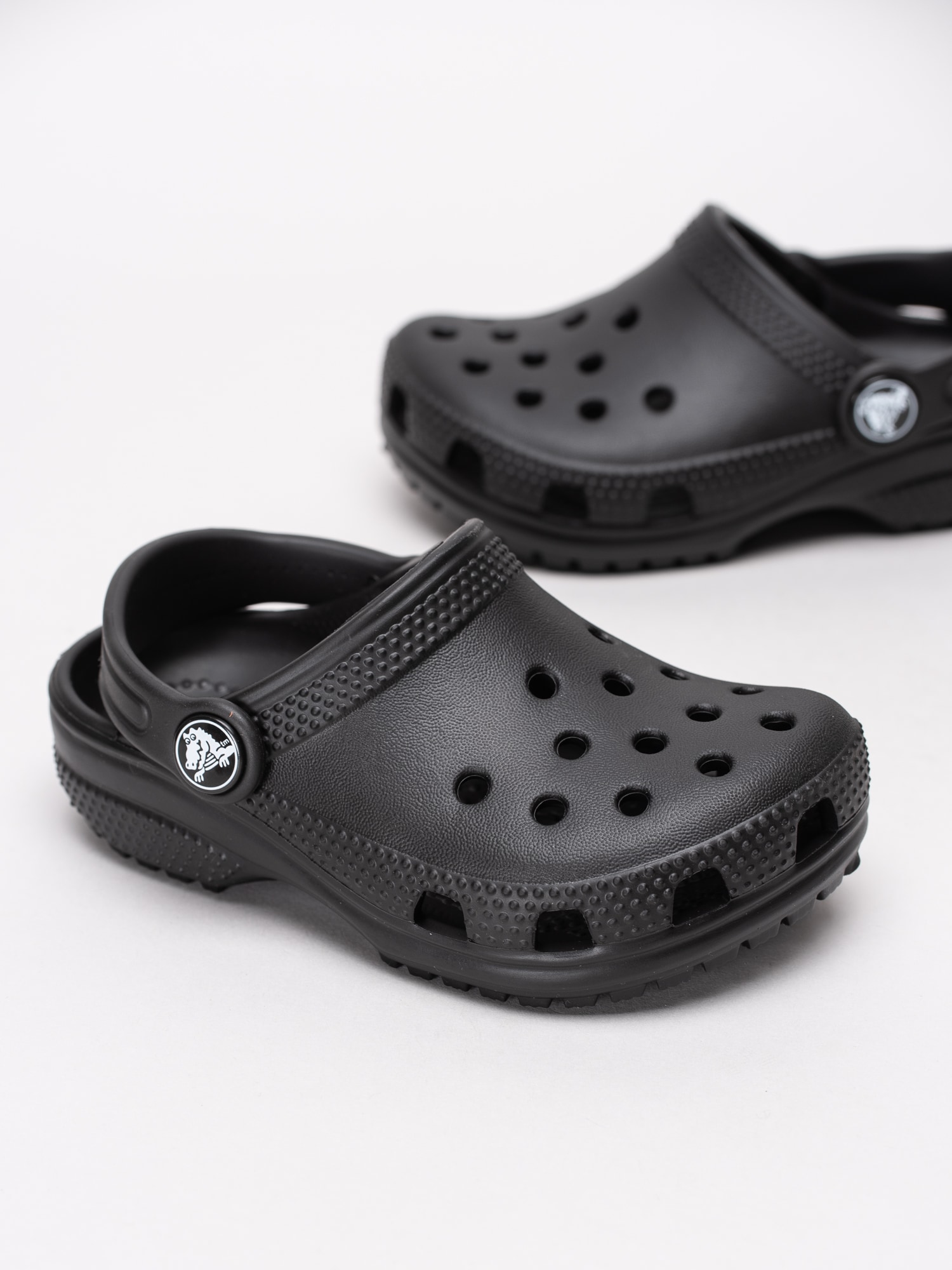 64191006 Crocs Classic Clog K 204536-001 svarta barn foppatofflor-6