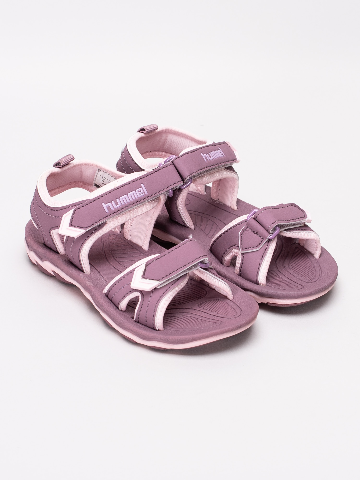 64191031 Hummel Sandal Sport Jr 203-304-8382 lila remsandaler med kardborre-3