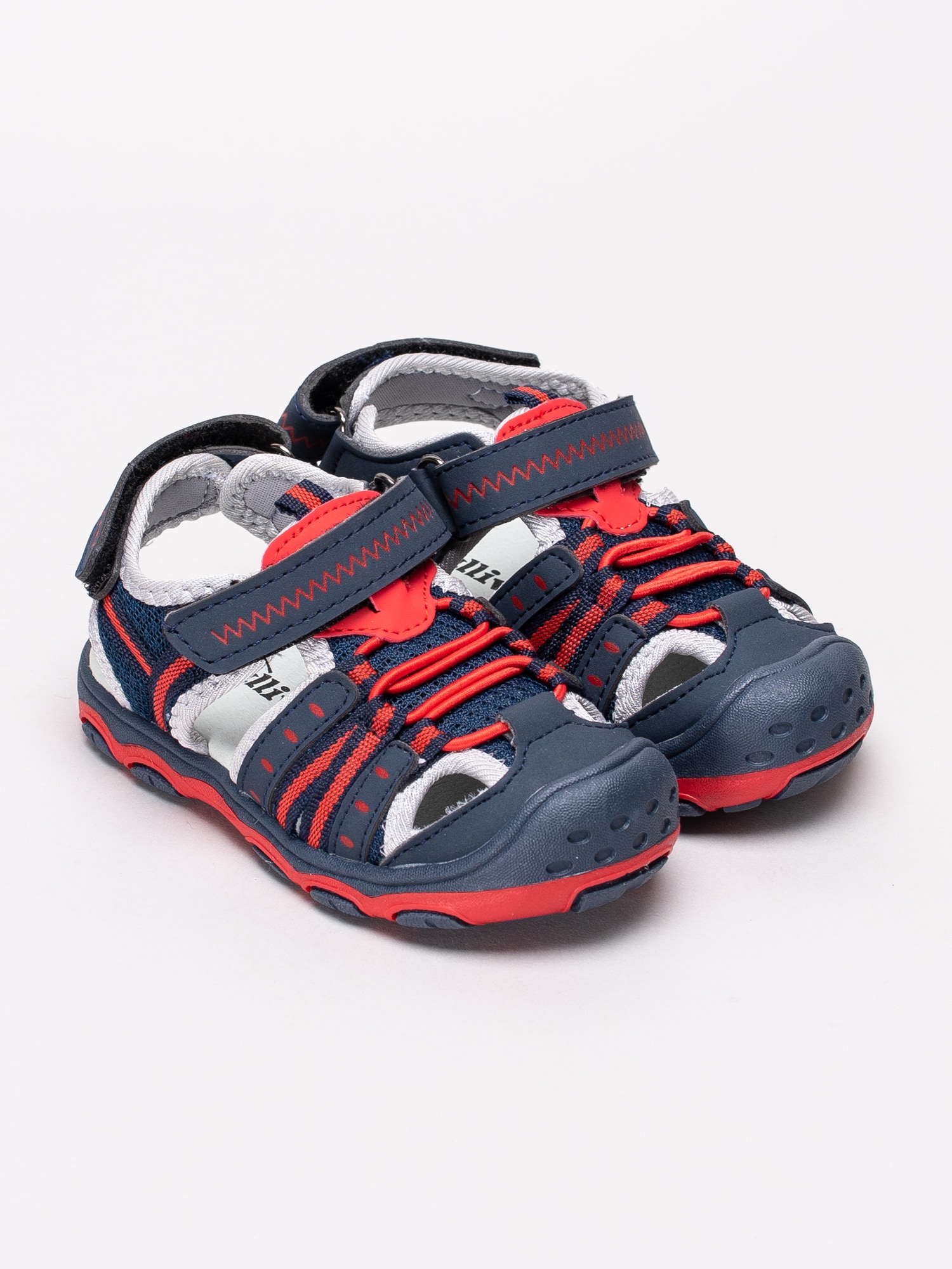 64191037 Gulliver 433-0696-96 mörkblå sandalskor med röda detaljer-3