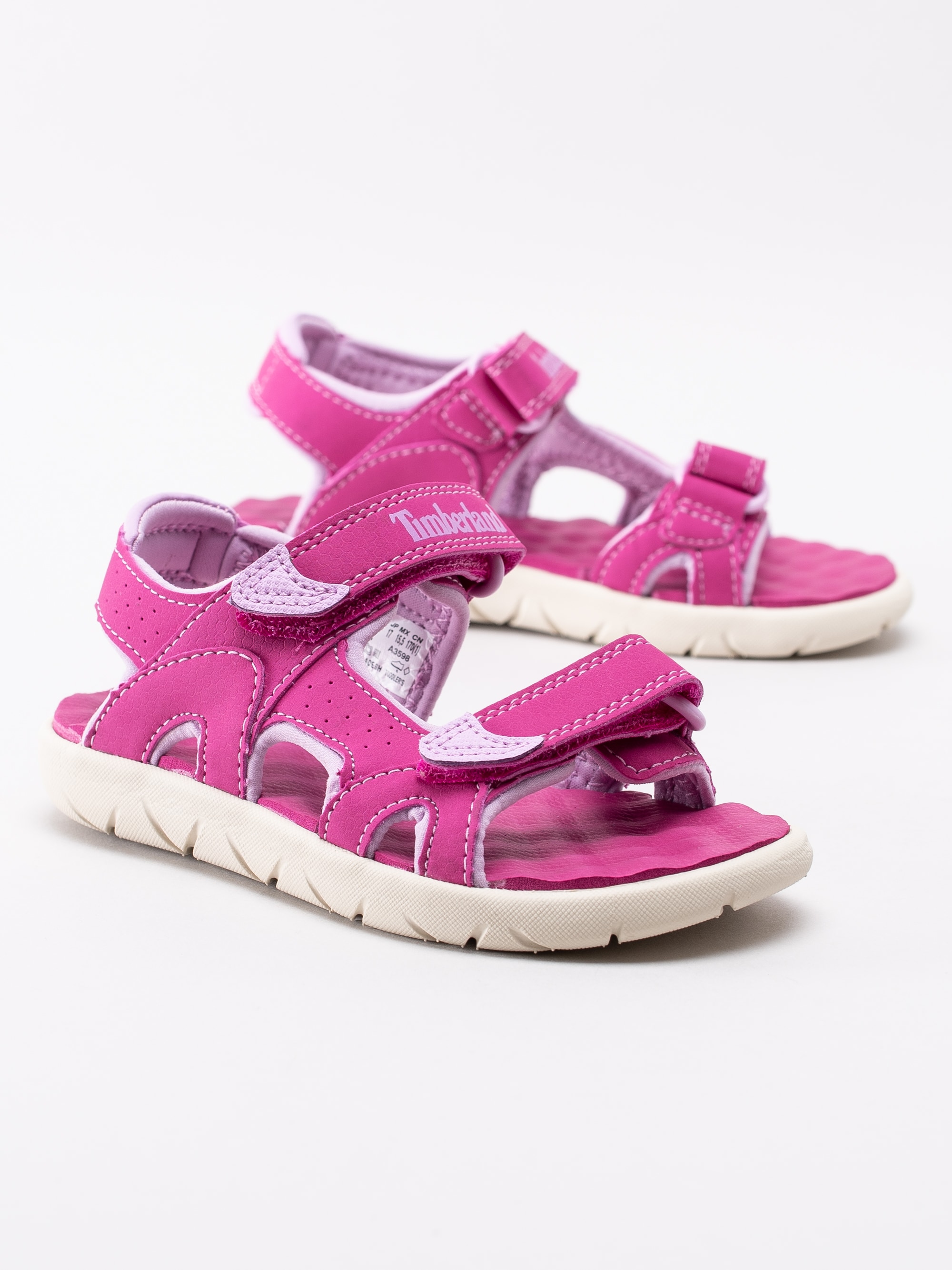 64191043 Timberland Perkins Row 2-Strap CA1QG4-CA1NP7 rosa barnsandaler med kardborre-6