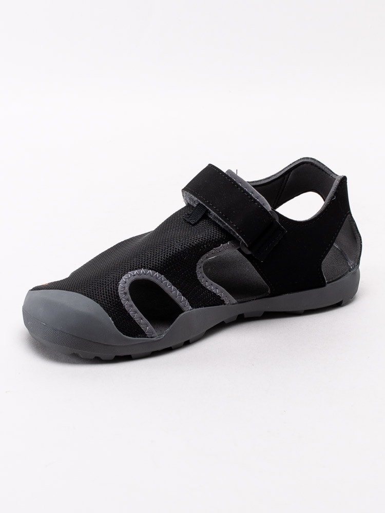 64201001 Adidas Captain Toey Kids EF2241 Svarta sandalskor med kardborreknäppning-2