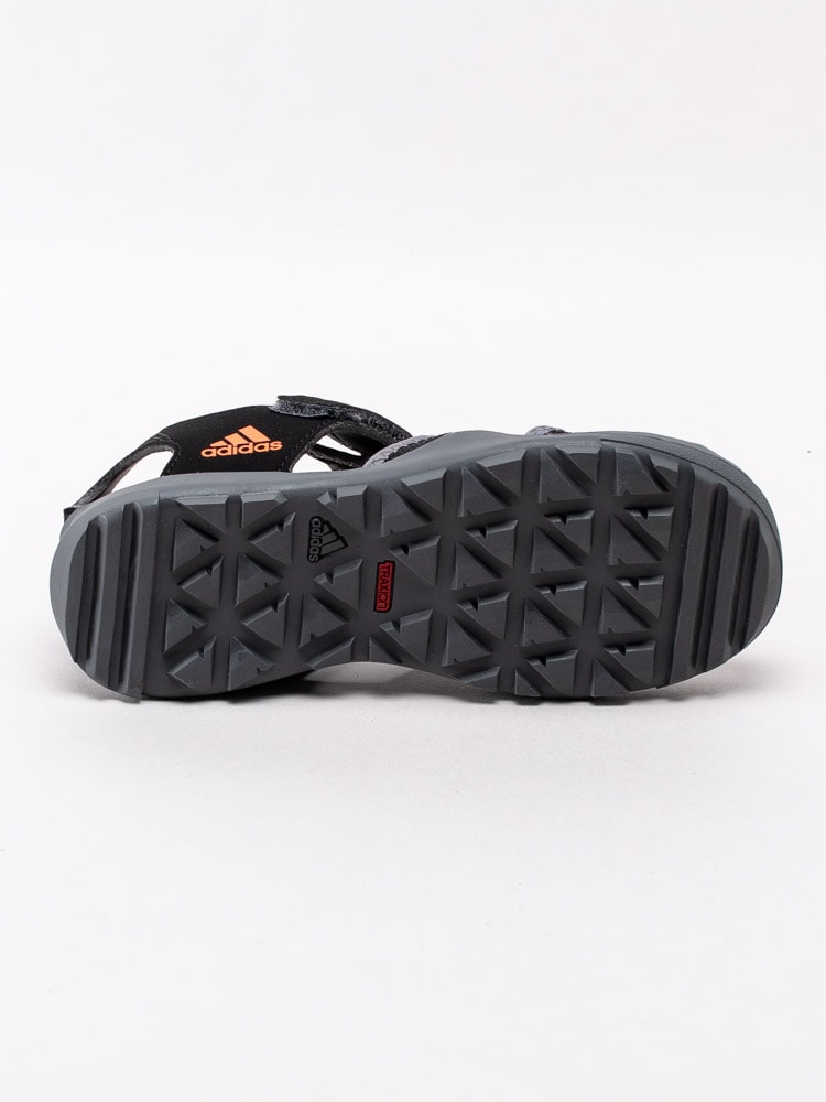 64201001 Adidas Captain Toey Kids EF2241 Svarta sandalskor med kardborreknäppning-5