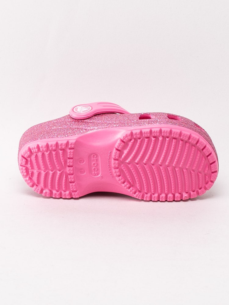 64201011 Crocs Classic Glitter Clog Kids 205441-669 Rosa crocs med glitter-1-5