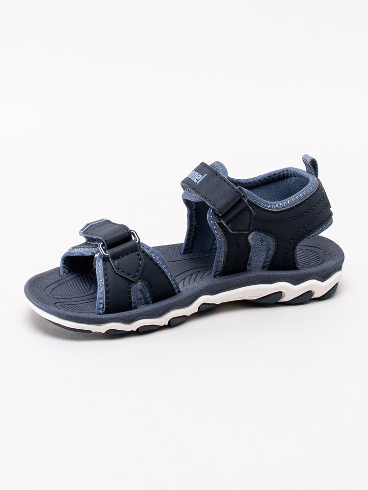 64201017 Hummel Sandal Sport Junior 205773-7429 Mörkblå sportiga sandaler med mjuk sula-2
