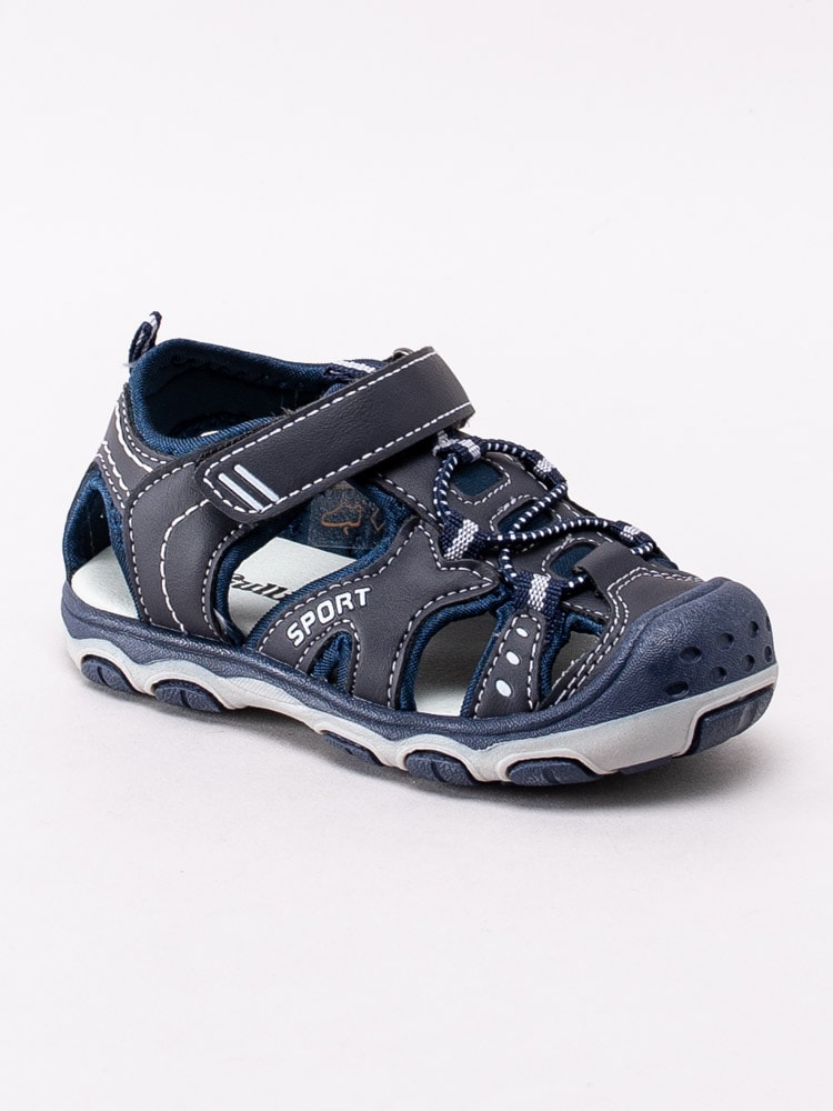 64201022 Gulliver 433-2970-13 Mörkblå sandalskor i små storlekar-1