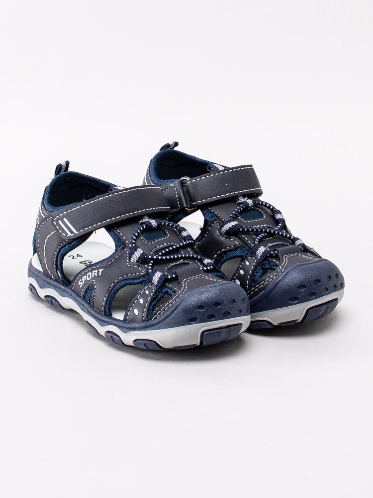 64201022 Gulliver 433-2970-13 Mörkblå sandalskor i små storlekar-3