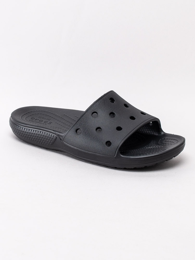 64201024 Crocs Classic Crocs Slide 206121-001 Svarta sandaler i crocs-1