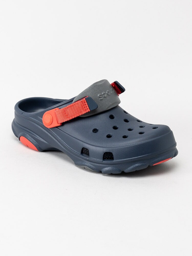 Crocs - Classic All Terrain Clog K - Marinblå tofflor med röd löstagbar rem