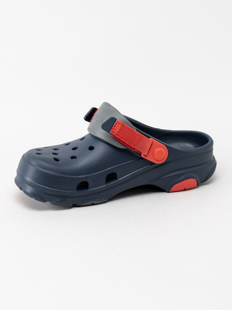 Crocs - Classic All Terrain Clog K - Marinblå tofflor med röd löstagbar rem