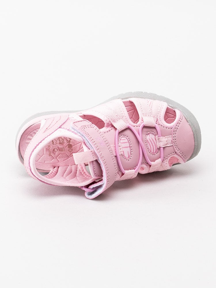 Leaf - Salo - Rosa sandalskor med kardborre