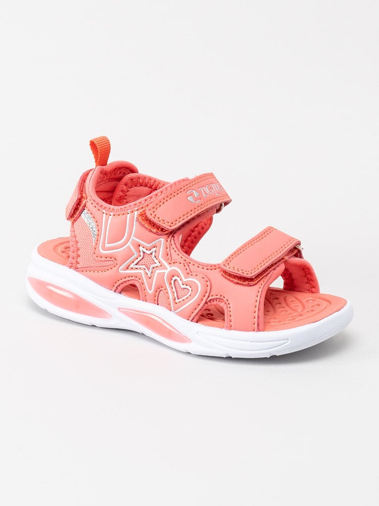 ZigZag - Miki Kids Lite - Rosa sandaler med blink