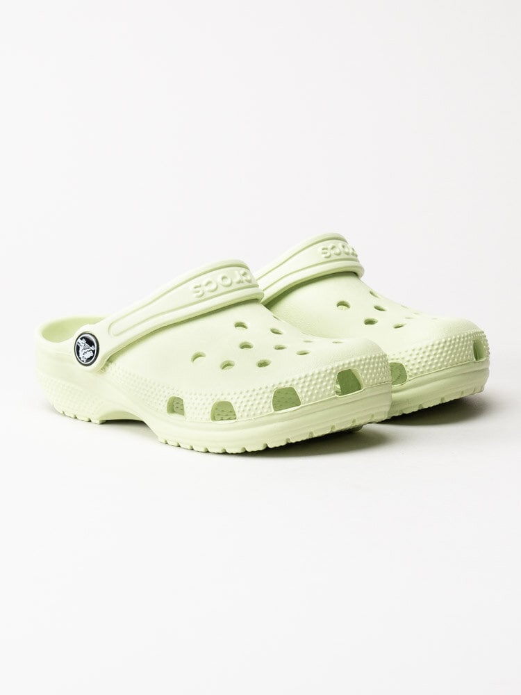 Crocs - Classic Clog T - Limegröna badtofflor