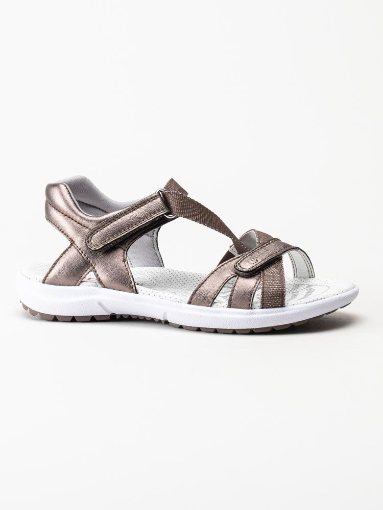 Superfit - Bronsfärgade sandaler i skinn