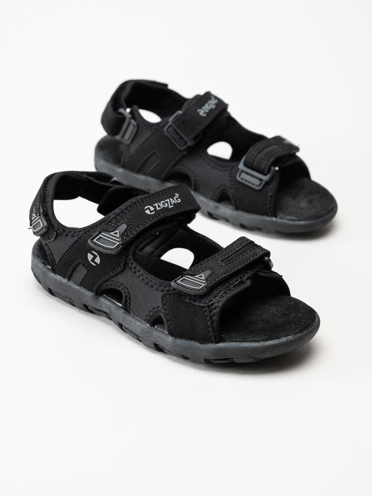 ZigZag - Tanaka Kids - Svarta sportiga sandaler