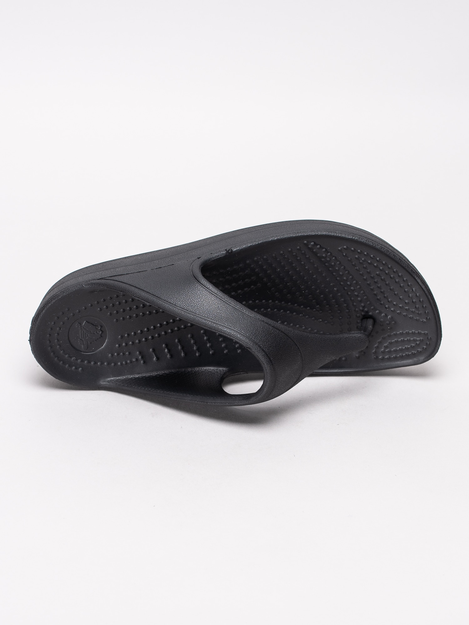 65191019 Crocs Sloane Platform Flip W 200486-001 svarta flipflops sandaler med kilklack-4