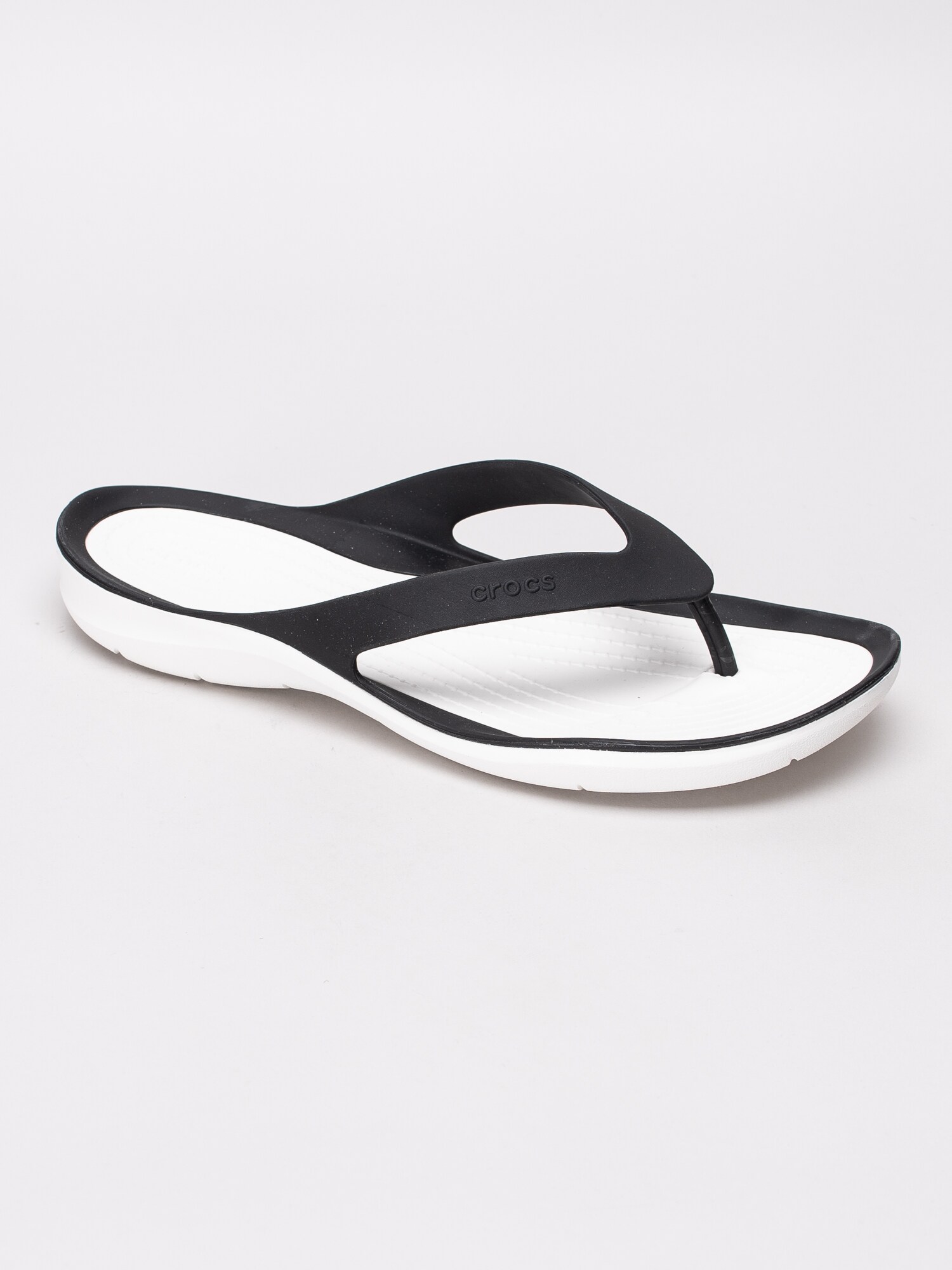 65191022 Crocs Swiftwater Flip W 204974-066 svarta flipflops sandaler-1