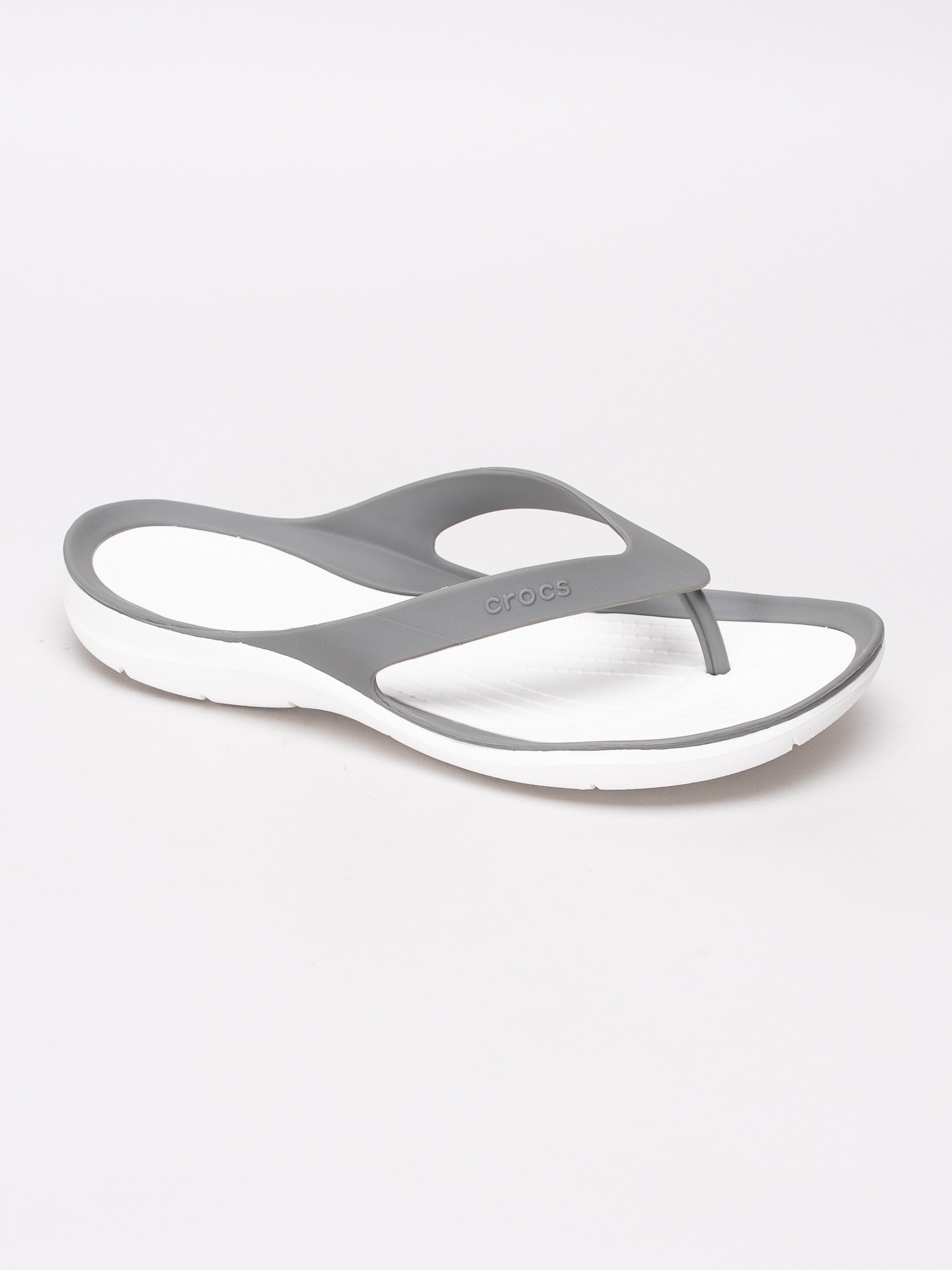 65191023 Crocs Swiftwater Flip W 204974-06X grå flipflops-1