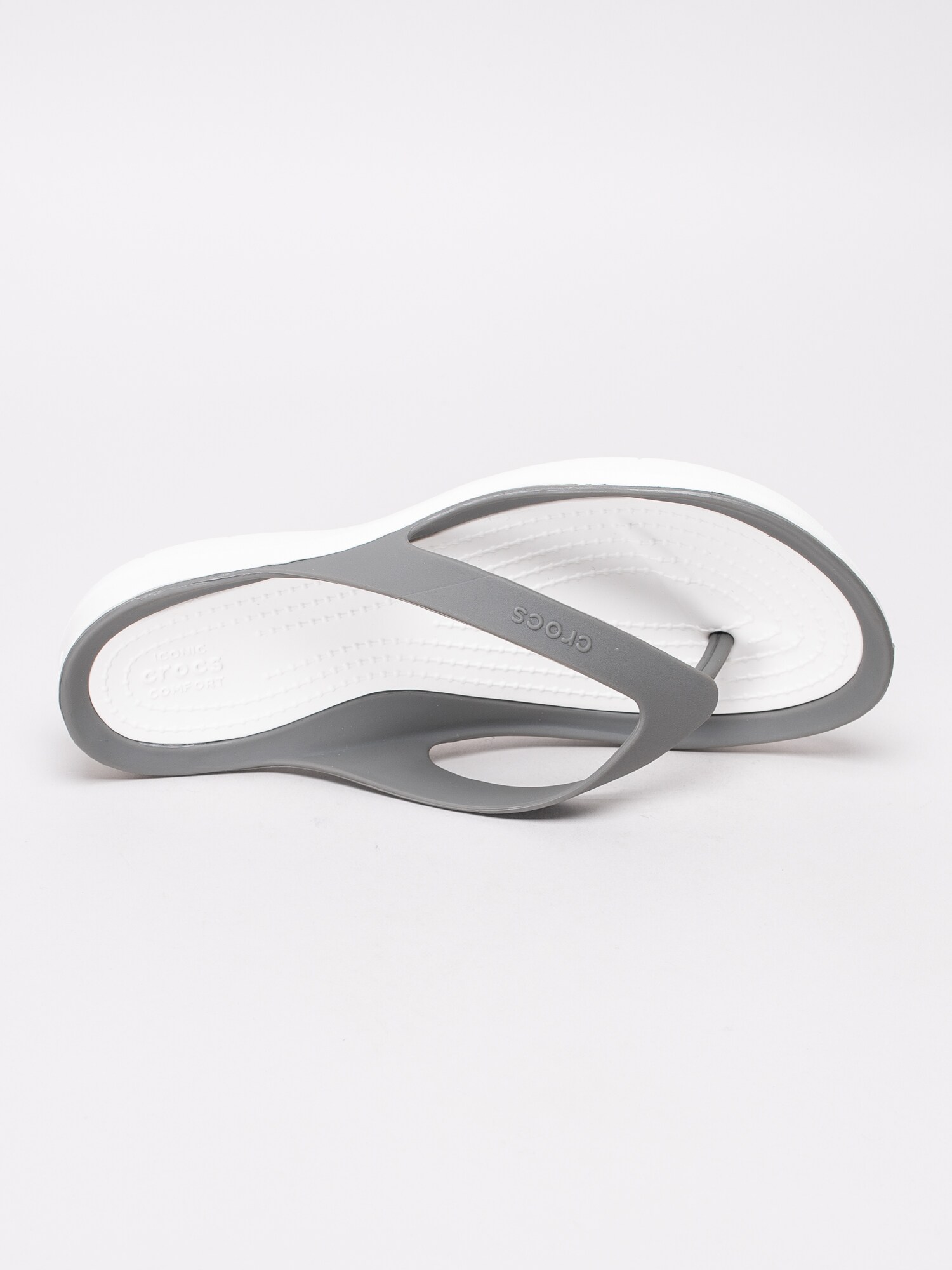 65191023 Crocs Swiftwater Flip W 204974-06X grå flipflops-4
