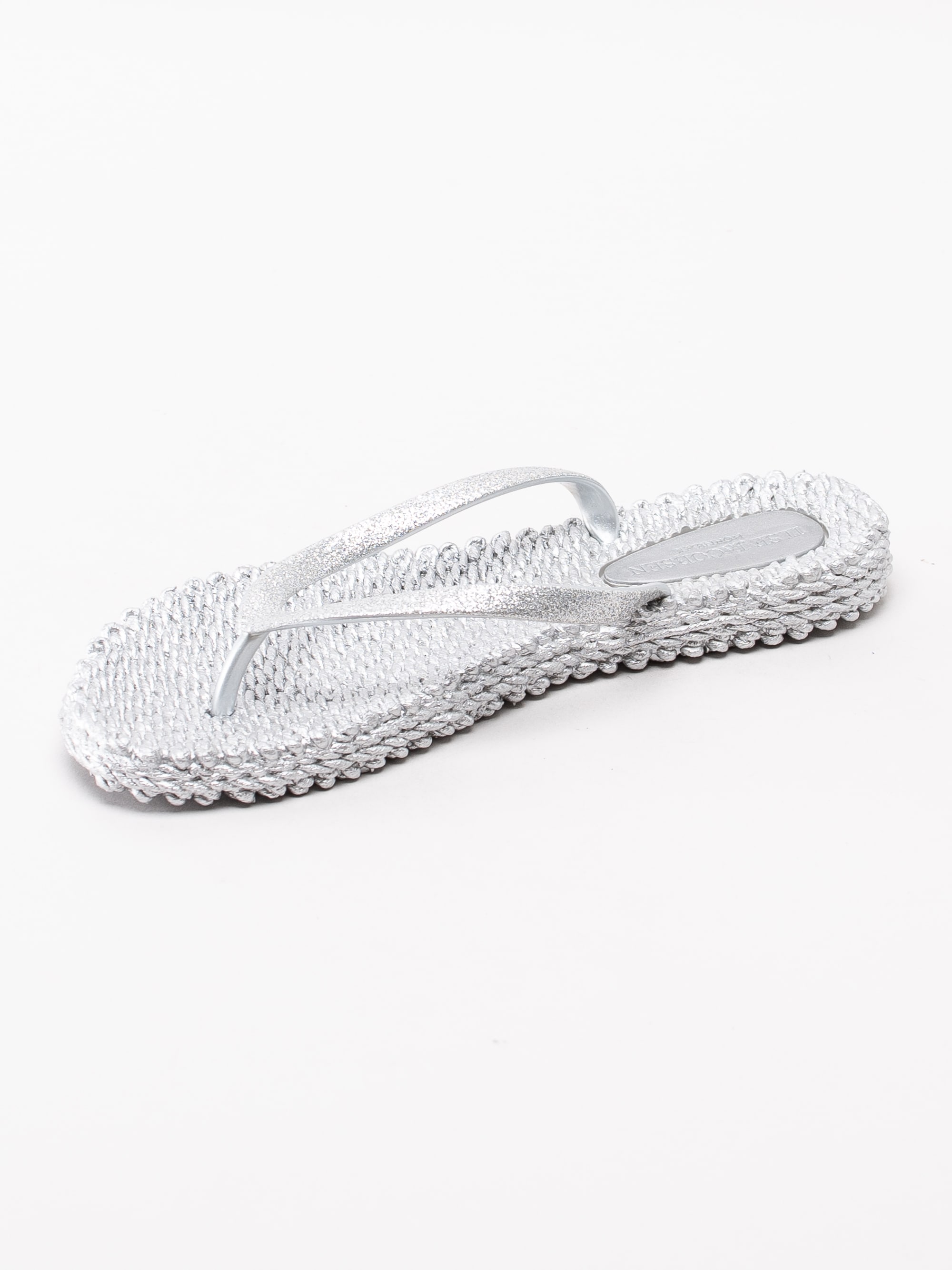65191045 Ilse Jacobsen Cheerful Silver glittriga flip flops sandaler-2
