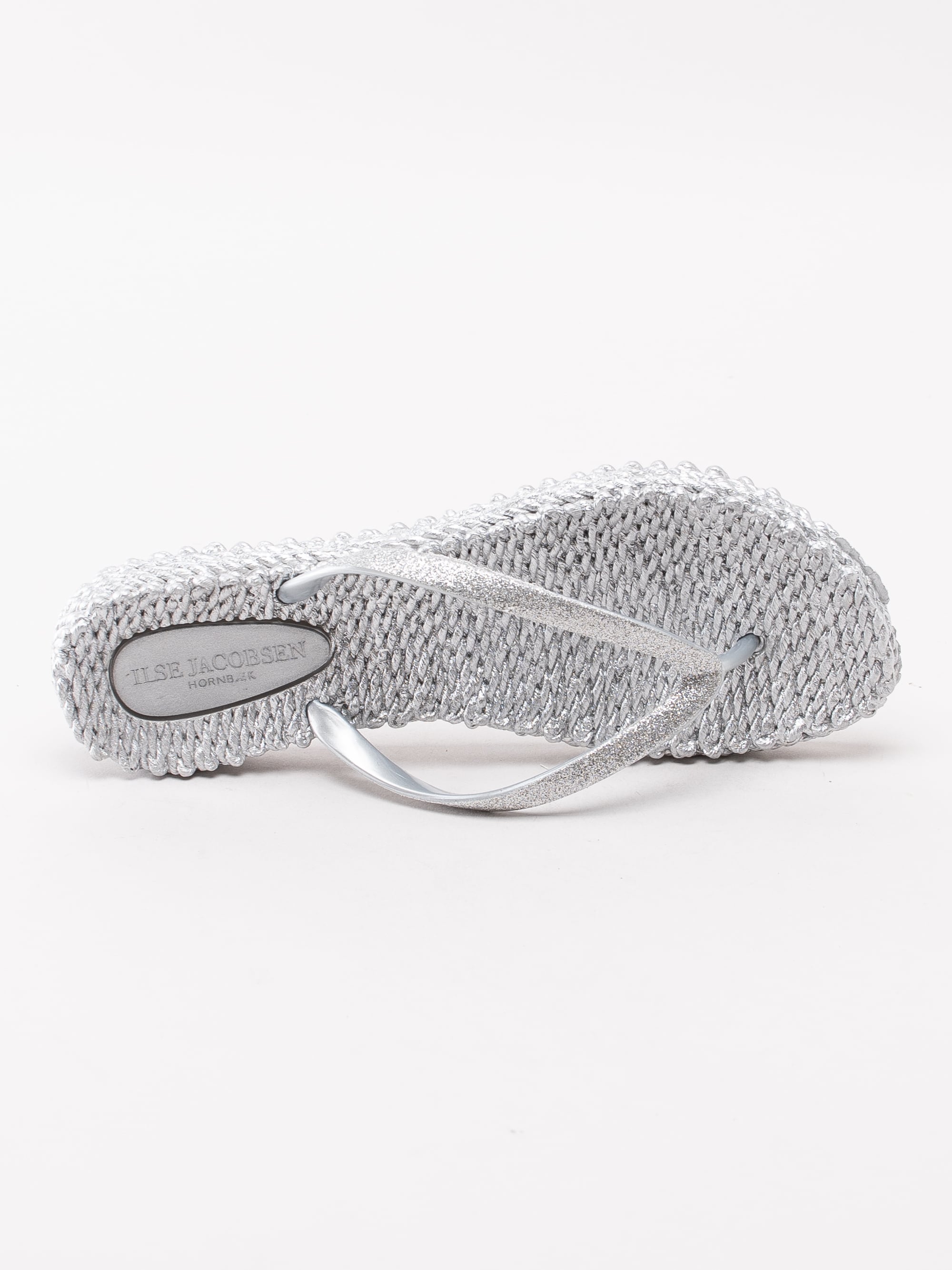 65191045 Ilse Jacobsen Cheerful Silver glittriga flip flops sandaler-4