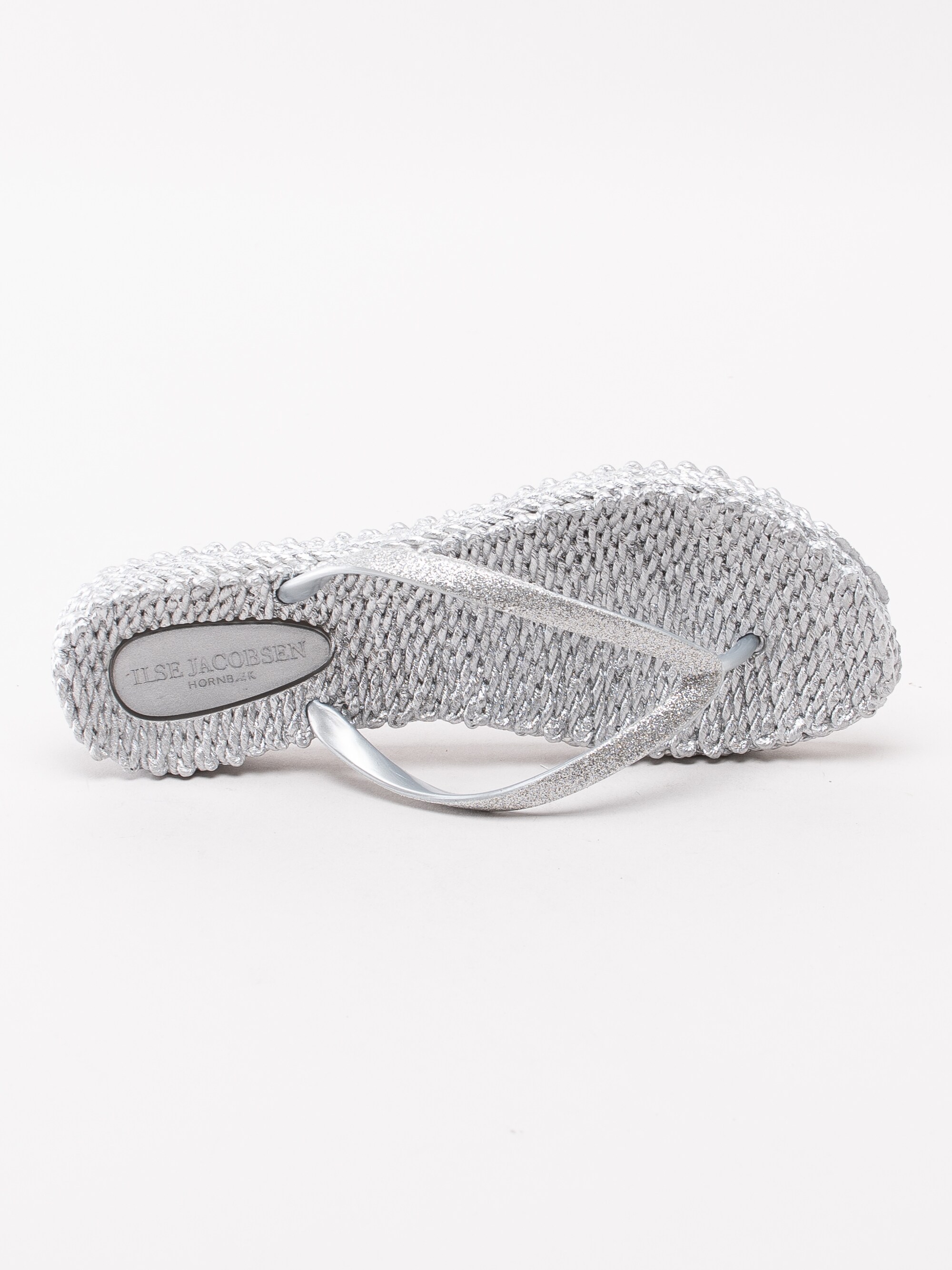 65191045 Ilse Jacobsen Cheerful Silver glittriga flip flops sandaler-4