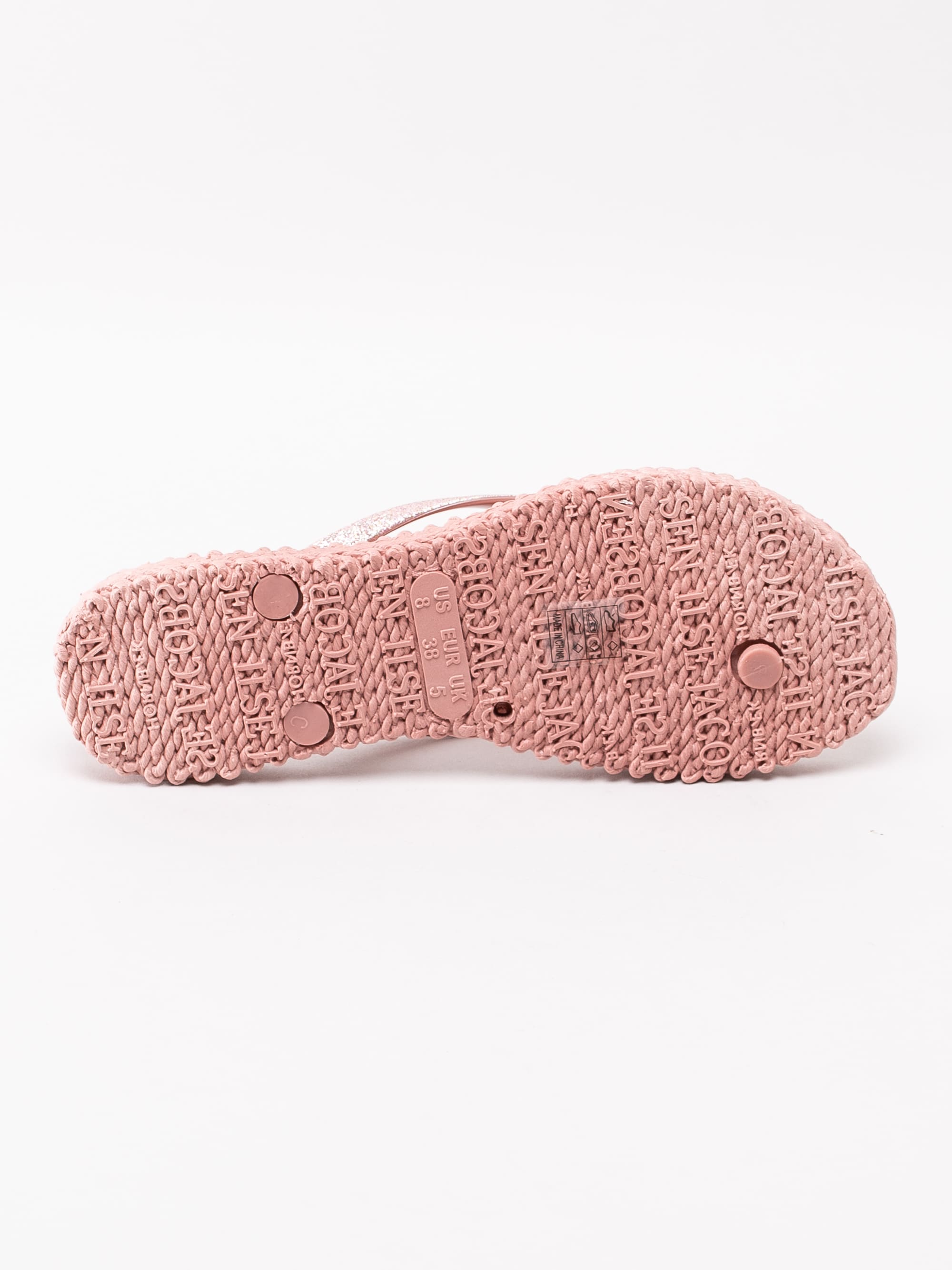 65191047 Ilse Jacobsen Cheerful Pink rosa glittriga flip flops-5