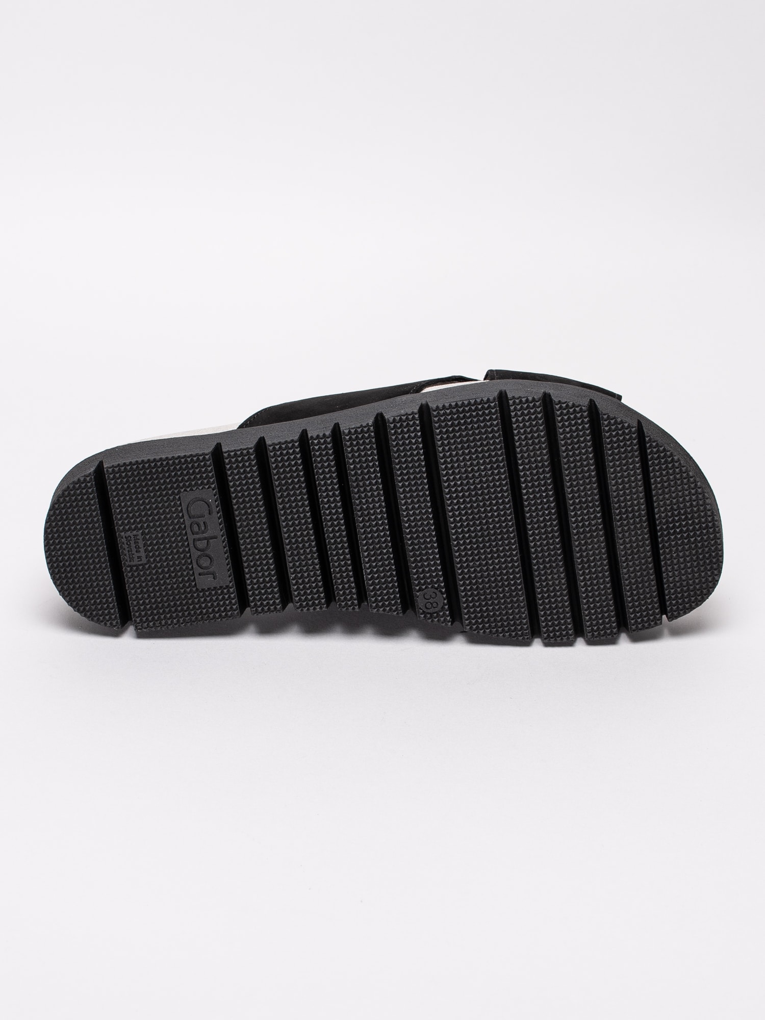 65191052 Gabor 23.741-17 svarta slip in sandaler med korsade band-5