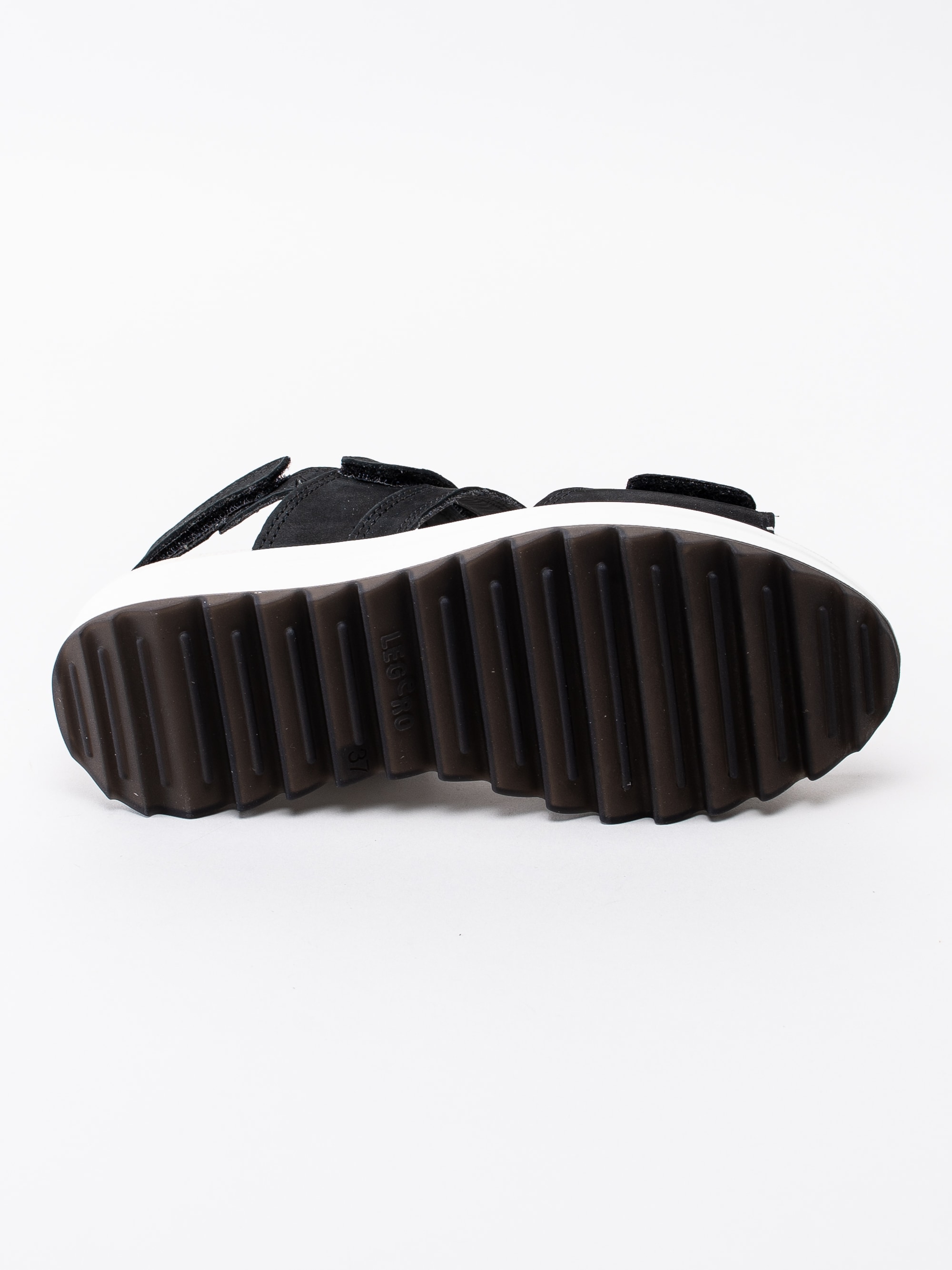 65191055 Legero Elba 00714-00 svarta sportiga sandaler med chunky sula-5