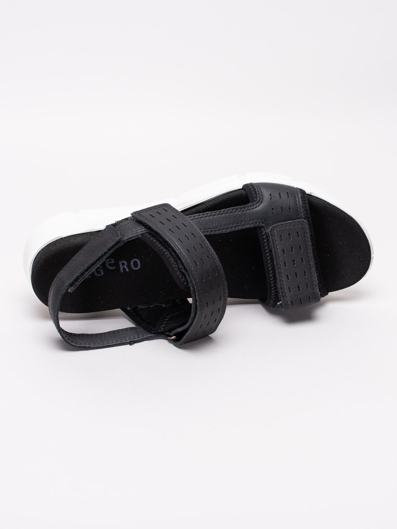 65191056 Legero Fano 00742-01 svarta sportiga sandaler med kardborre-4