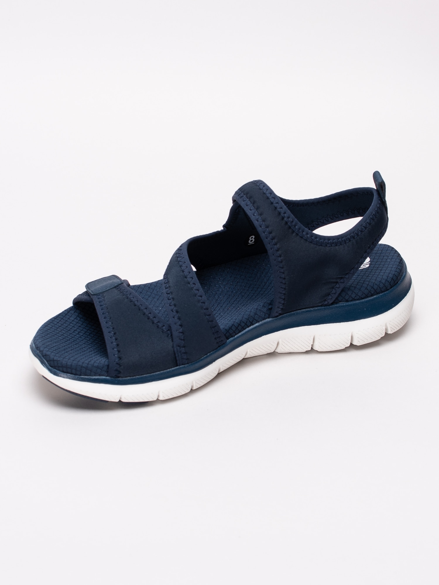 65191072 Skechers Flex Sandal 39075-NVY mörkblå sportiga sandaler med mjuk sula-2