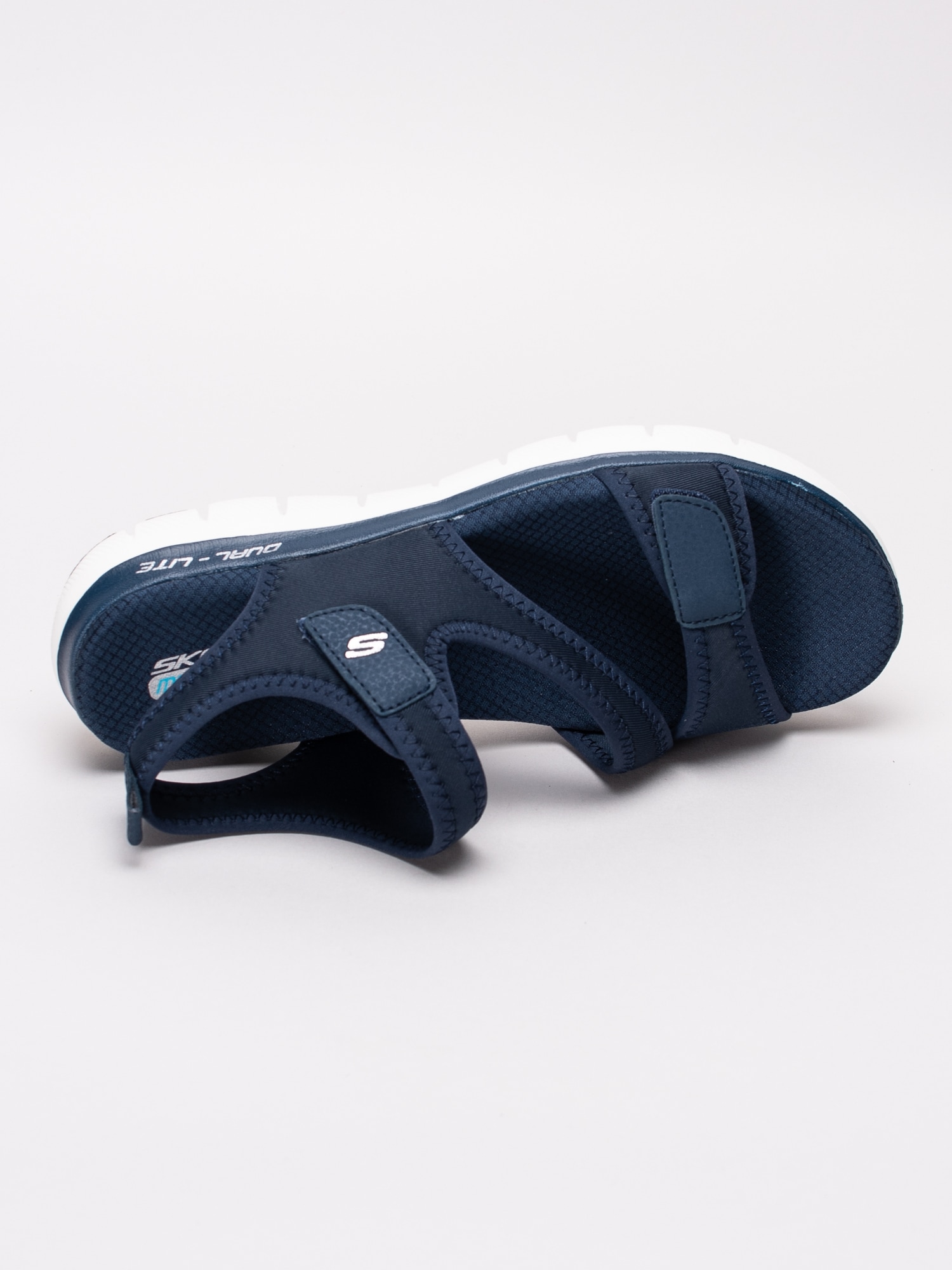 65191072 Skechers Flex Sandal 39075-NVY mörkblå sportiga sandaler med mjuk sula-4