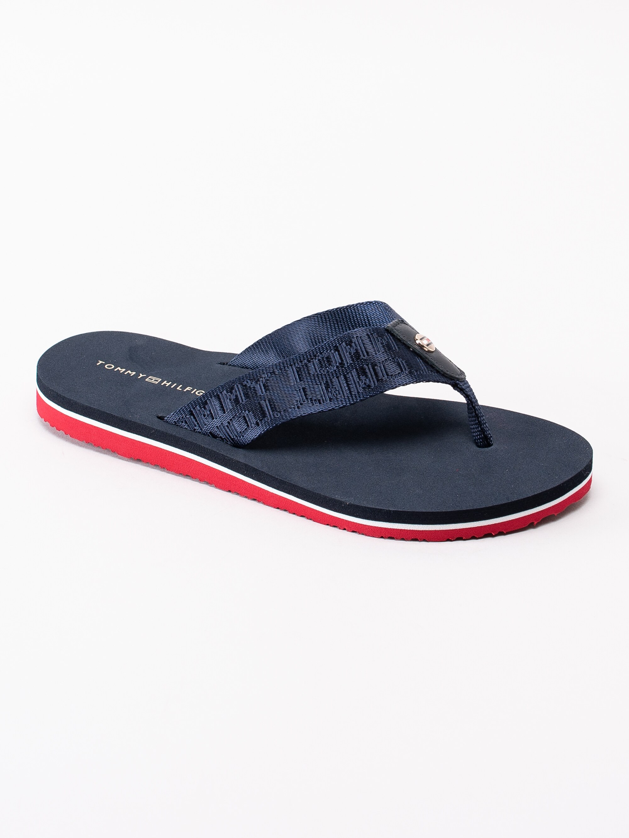 65191075 Tommy Hilfiger Int Mellie 39D FW0FW03877-403 mörkblå flip flops sandaler-1