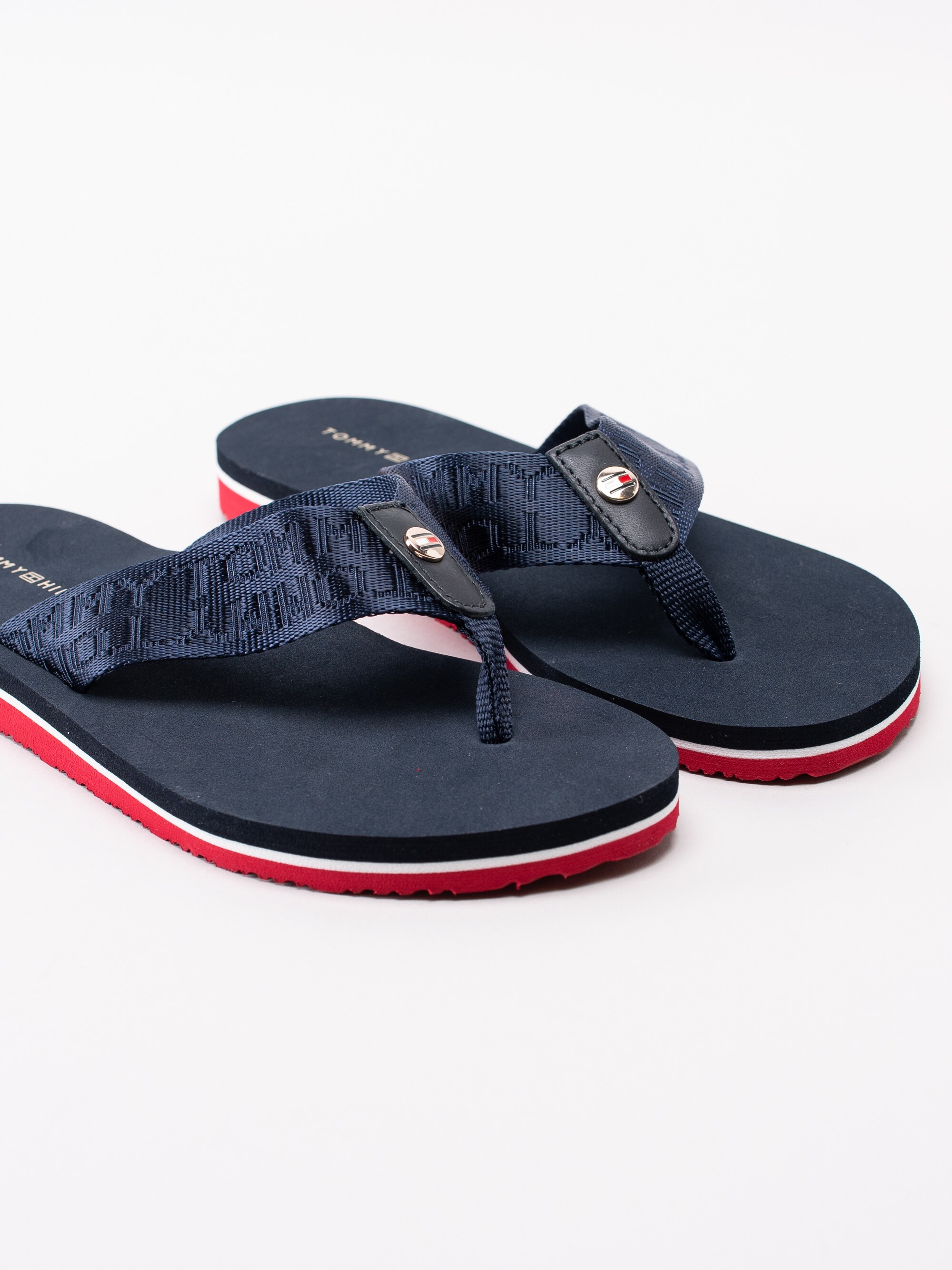 65191075 Tommy Hilfiger Int Mellie 39D FW0FW03877-403 mörkblå flip flops sandaler-6