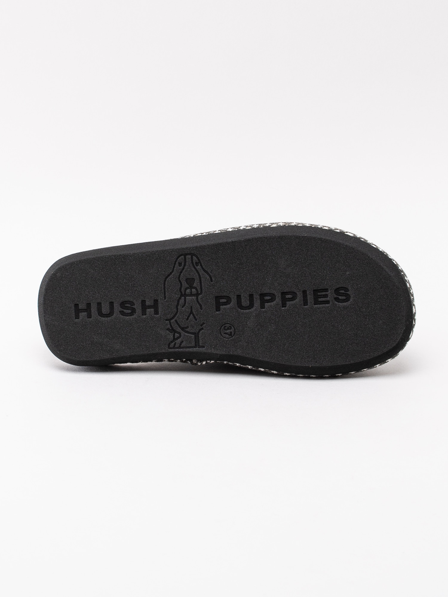 65193020 Hush Puppies 4901GRY0 grå slip in filt-tofflor-5
