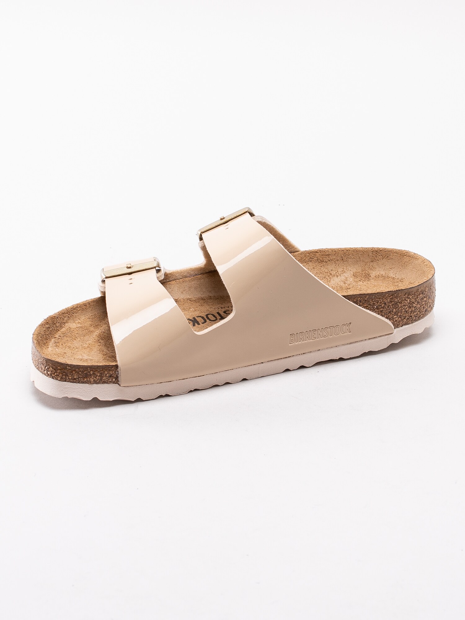 65193036 Birkenstock Arizona 10130701 beige lackade slip in sandaler-2